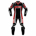 MEN MOTORCYCLE RED LEATHER RACING SUIT