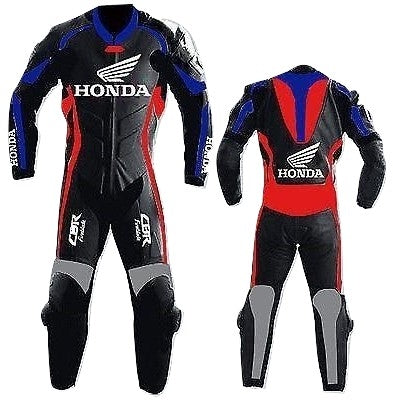 Honda Motorcycle Red Leather Suit by speedystar