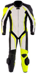 MEN MOTORCYCLE YELLOW LEATHER RACING SUIT CE APPROVED