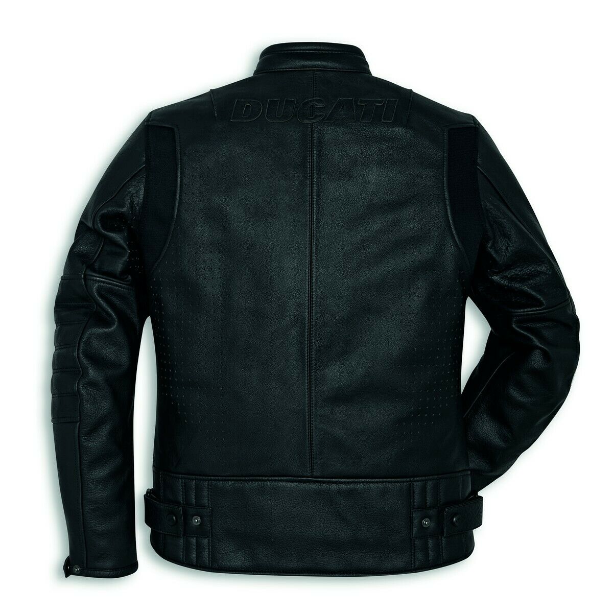 DUCATI MOTORCYCLE DARK KNIGHT LEATHER RACING JACKET