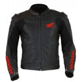 Honda Motorcycle Red Leather Jacket