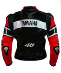 MOTORCYCLE RED LEATHER RACING JACKET