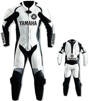 YAMAHA MOTORCYCLE LEATHER RACING CE RATED SUIT